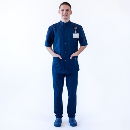 Costum medical Lotus Flex, stretch, bleumarin, TRS-JK7 TRS-SP9