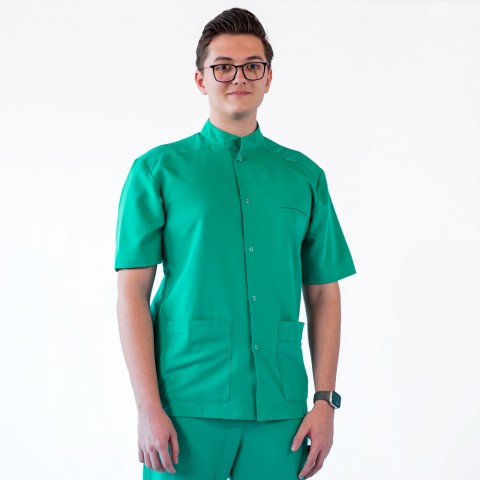 Bluza medicala cu capse,...