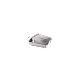 Cutie sterilizare din inox cu maner si capac