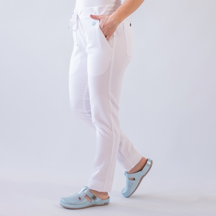Costum medical Lotus Flex, stretch, alb, TRS-NP24 TRS-SP9 - imagine 8