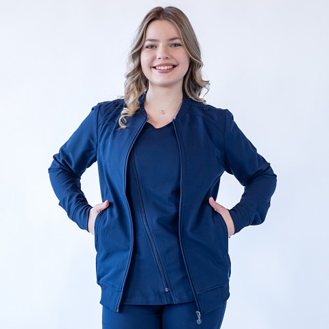 Jacheta medicala cu fermoar...