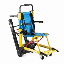 Scaun electric cu senile, pliabil, pentru transport pacienti pe scari