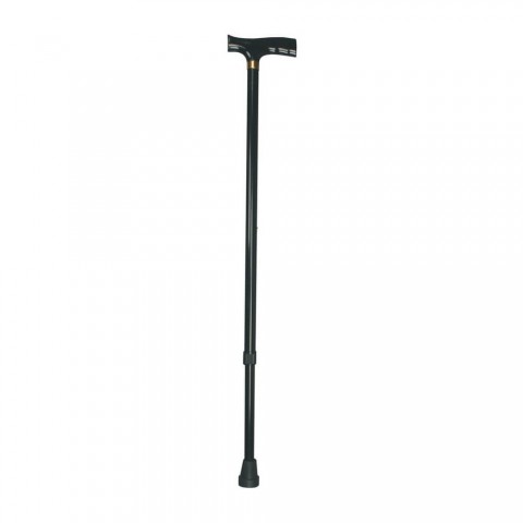 Baston reglabil din aluminiu, maner lemn/plastic diferite forme - RP147