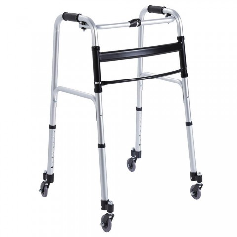 Cadru de mers pliabil cu 4 roti mobile - RP733