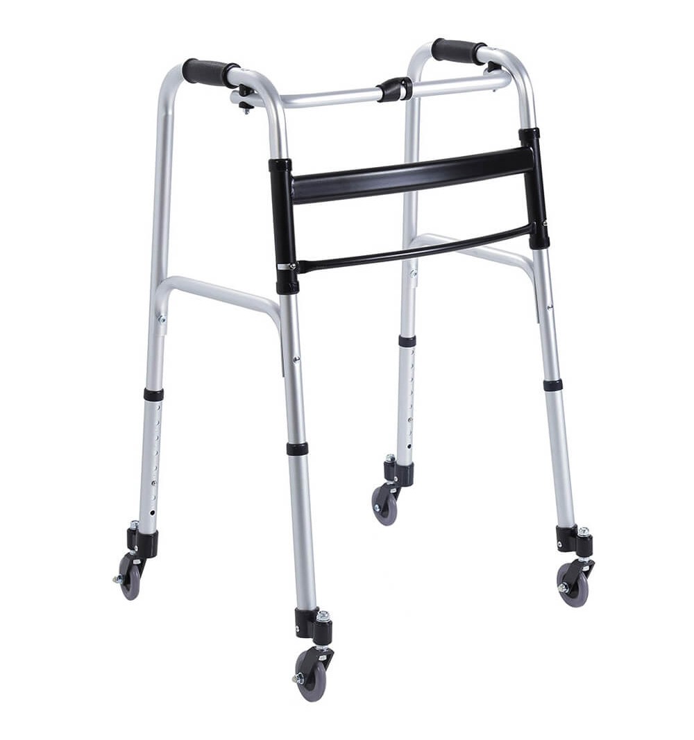 Cadru de mers pliabil cu 4 roti mobile - RP733