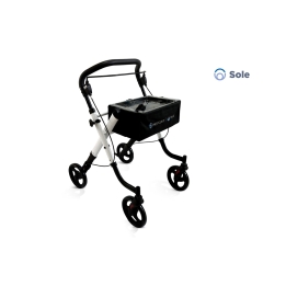 Rolator pliabil din aluminiu, cu 4 roti, pentru interior - SOLE RP505