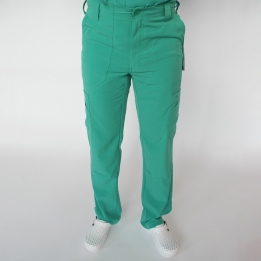 Pantaloni medicali Lotus Flex, stretch, pentru barbati, verde chirurgical deschis, TS-KH2