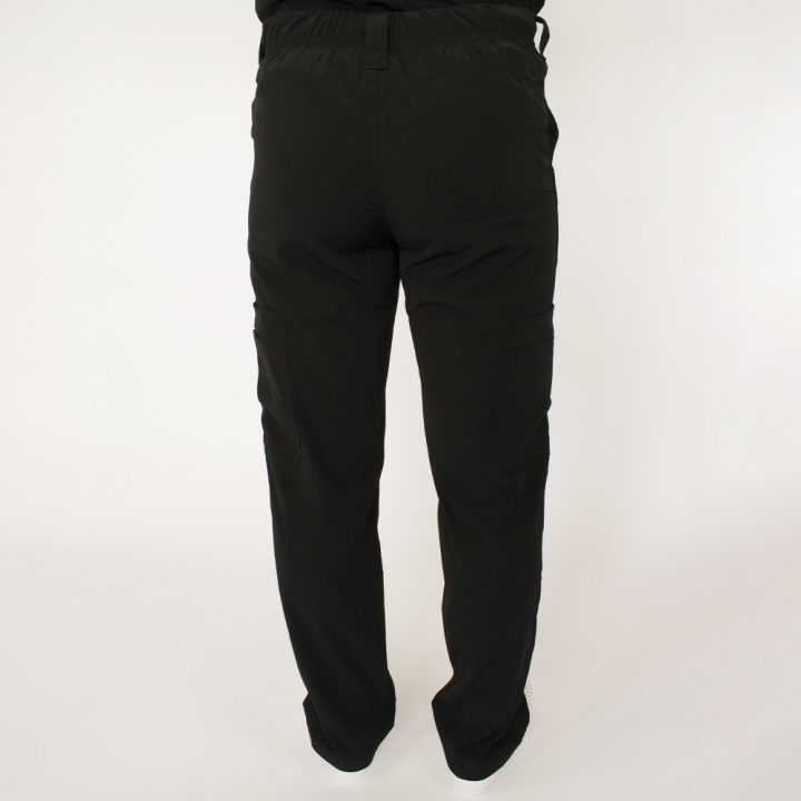 Pantaloni medicali Lotus Flex, stretch, pentru barbati, negru, TS-KH2 - imagine 2