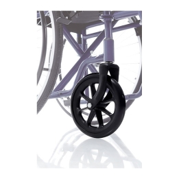 Roata frontala din PVC pentru carucior cu rotile, cu diametru de 20 cm - CPR140
