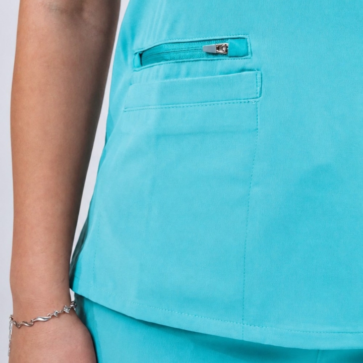 Costum medical Lotus Flex, stretch, sea frost, RTS-NP10 RTS-SP3 - imagine 5