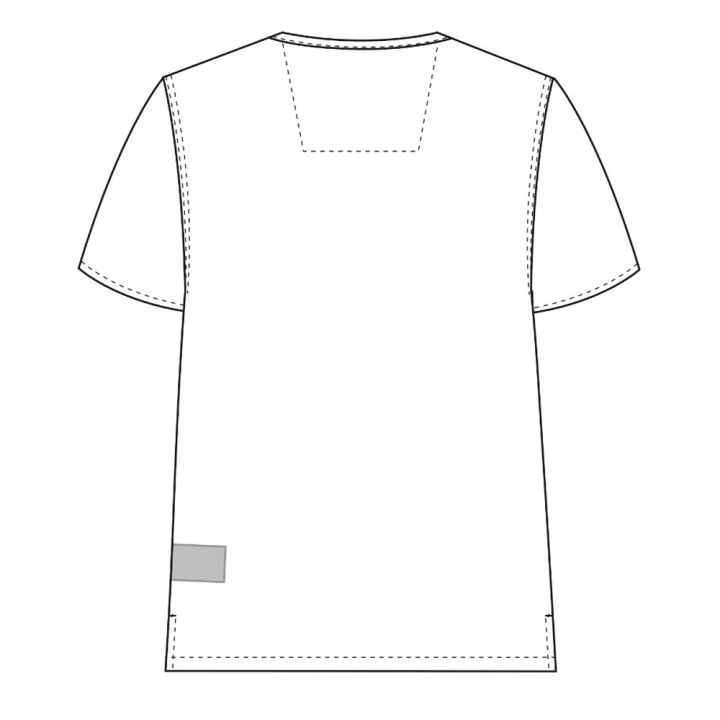 Bluza medicala Lotus Flex, stretch, albastru ciel, TS-NP23 - imagine 4