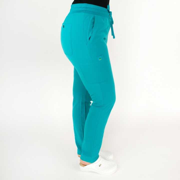 Costum medical Lotus Flex, stretch, aqua, RTS-NP23 RTS-SP3 - imagine 5