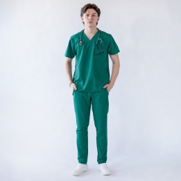 Costum medical Lotus Flex, stretch, verde Hunter deschis, RTS-NP23 RTS-SP3