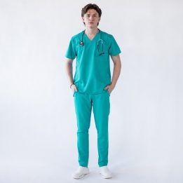 Costum medical Lotus Flex, stretch, aqua, RTS-NP23 RTS-SP6