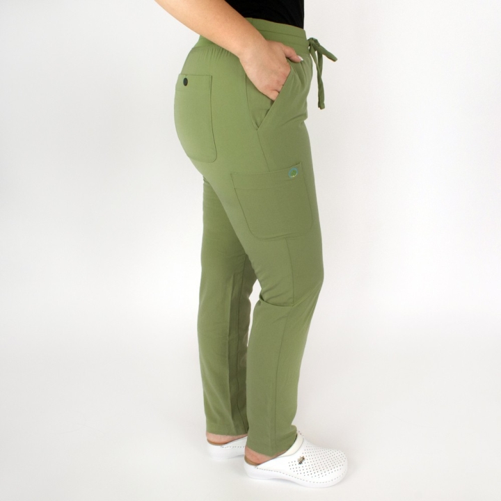 Costum medical Lotus Flex, stretch, verde olive, RTS-NP23 RTS-SP6 - imagine 5