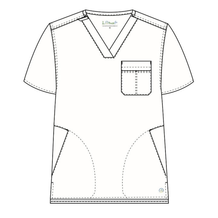 Costum medical Lotus Flex, stretch, verde Hunter deschis, RTS-NP23 RTS-SP6 - imagine 10