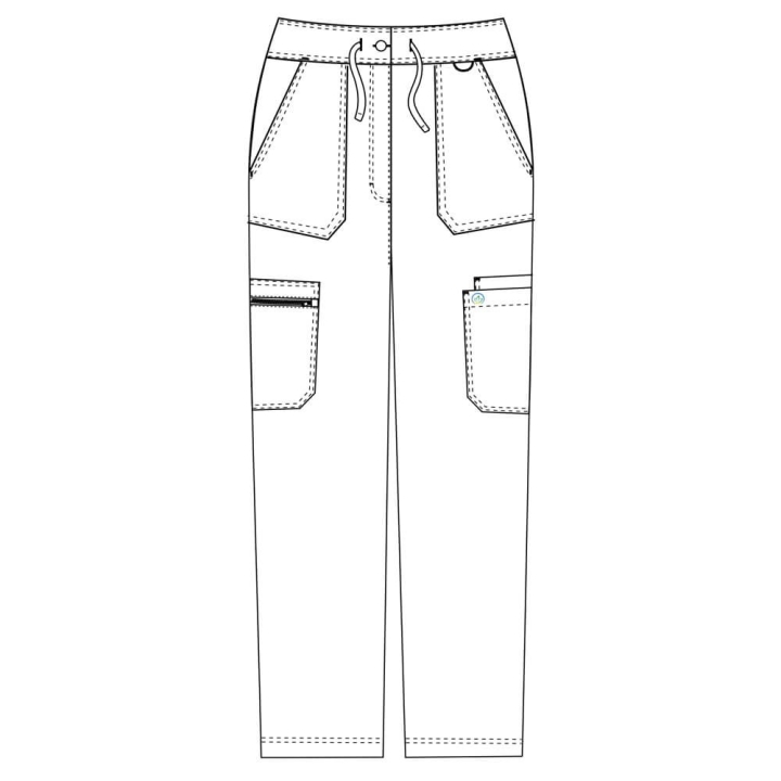 Costum medical Lotus Flex, stretch, verde olive, RTS-NP24 RTS-SP6 - imagine 12