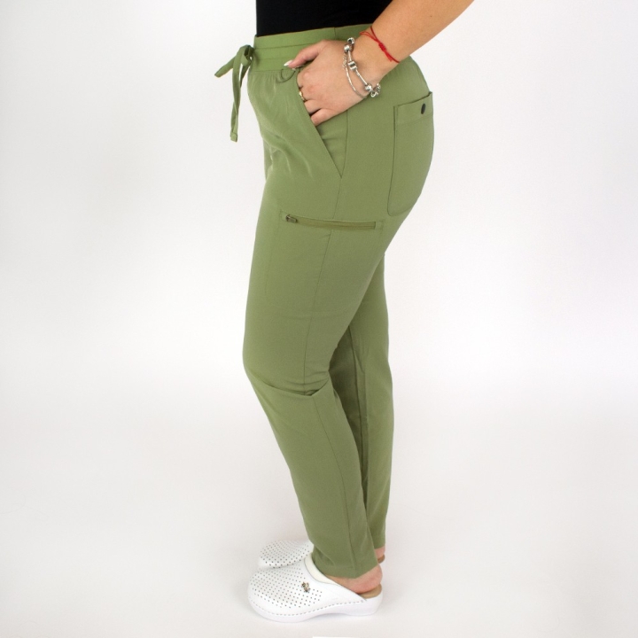 Costum medical Lotus Flex, stretch, verde olive, RTS-NP24 RTS-SP3 - imagine 6