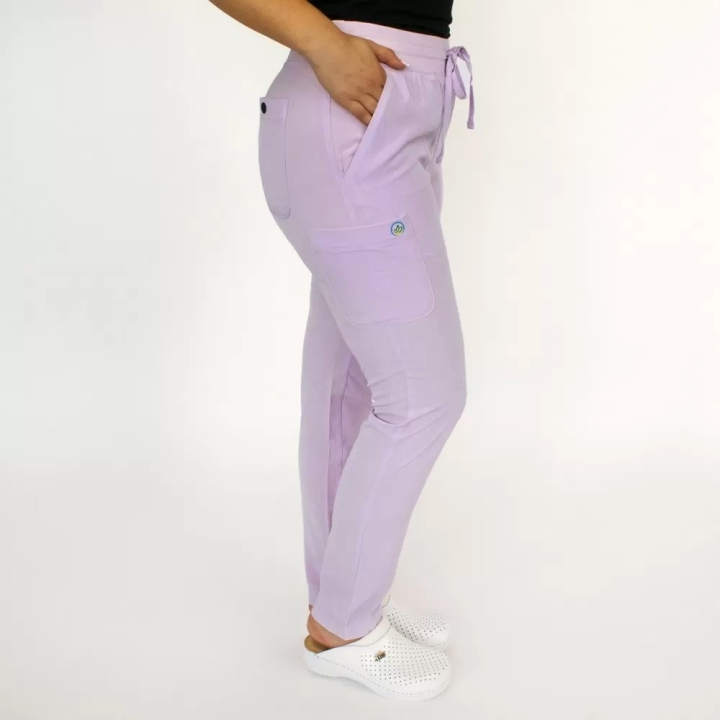 Costum medical Lotus Flex, stretch, mov deschis, RTS-NP24 RTS-SP3 - imagine 5