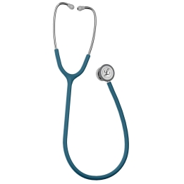 Stetoscop 3M™ Littmann® Classic III, Turcoaz inchis, tub satinat, capsula inox (Caribbean Blue/Stainless/Satin Finish)