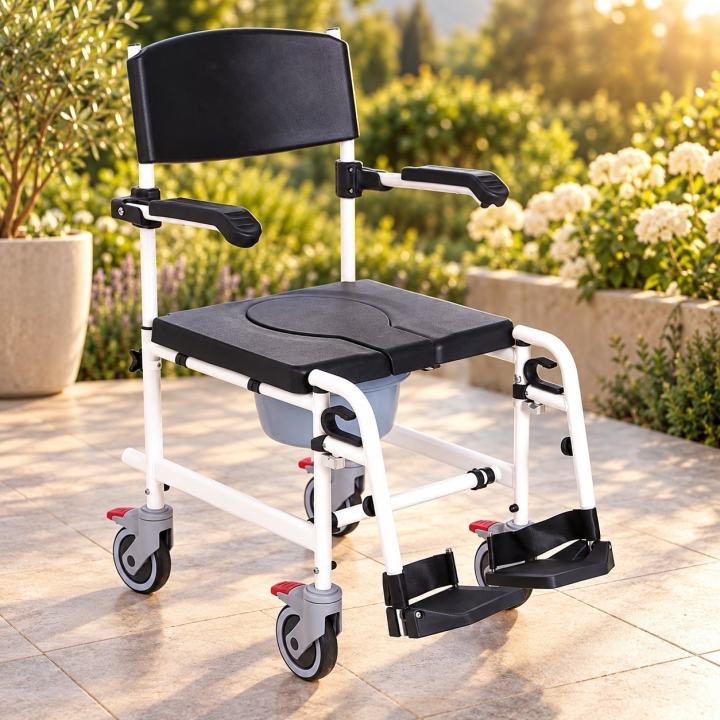 Carucior cu roti pentru baie si toaleta - RS846 - imagine 4