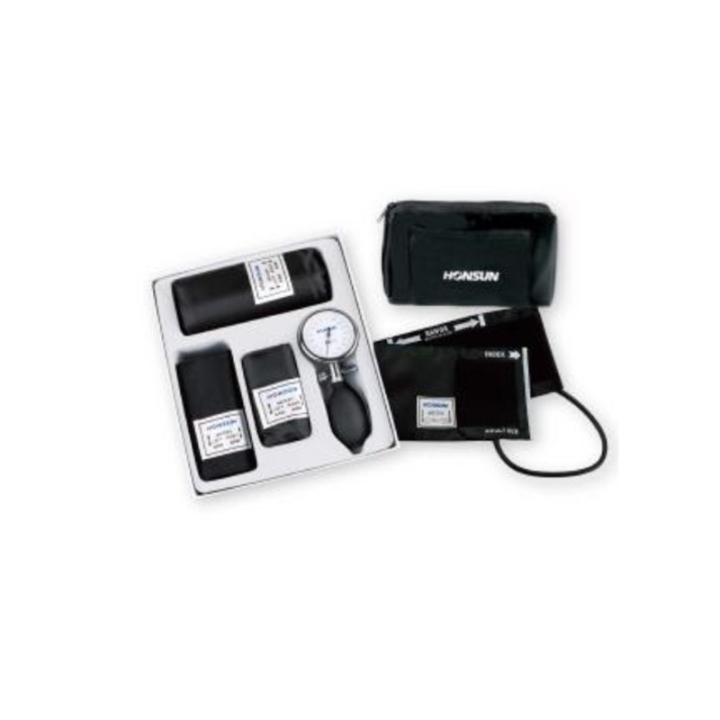 Tensiometru mecanic cu 3 mansete extralarge/adult/copii  - HS-GF-301 - imagine 1