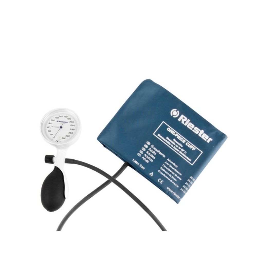 Tensiometru mecanic Riester e-mega, manseta cu un tub