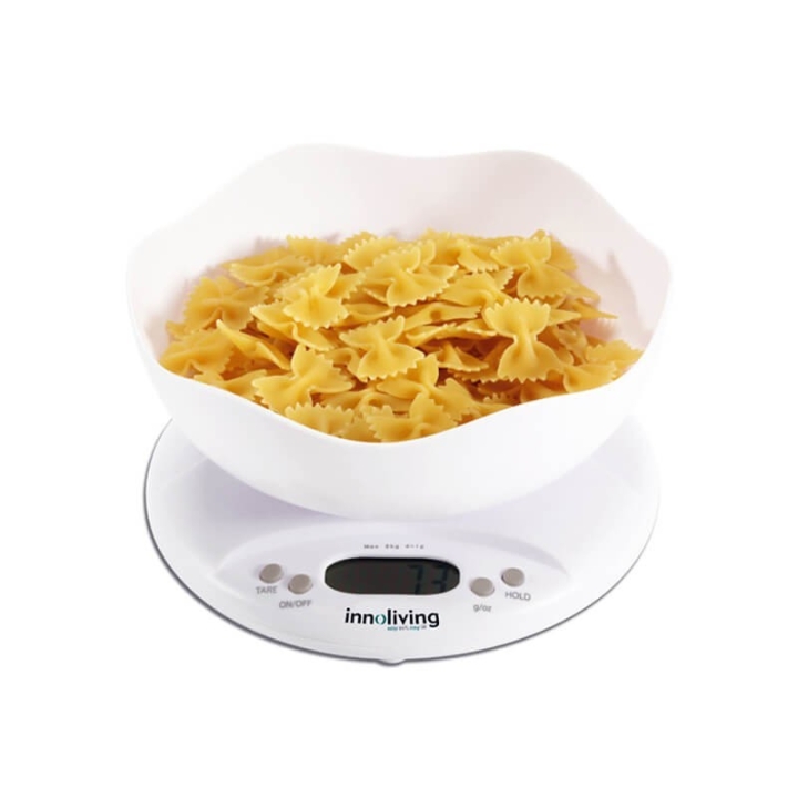 Cantar electronic de bucatarie, alb, 5 kg, INN-125 - imagine 1