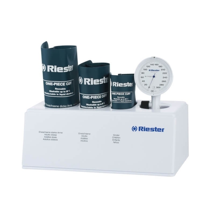 Tensiometru mecanic Riester e-mega cu 3 mansete - RIE1372 - imagine 4