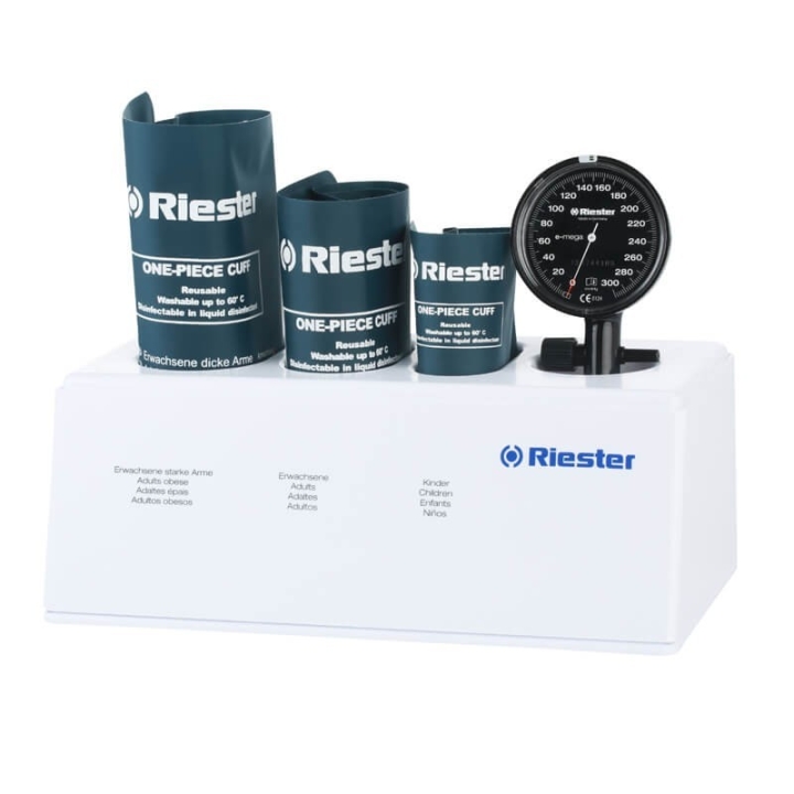 Tensiometru mecanic Riester e-mega cu 3 mansete - RIE1372 - imagine 5