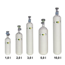 Butelie oxigen din aluminiu Luxfer - 1L, 2L, 3L, 5L, 10L