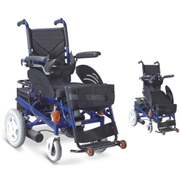 Carucior electric invalizi cu pozitionare verticala si lumini de semnalizare - FS129-46