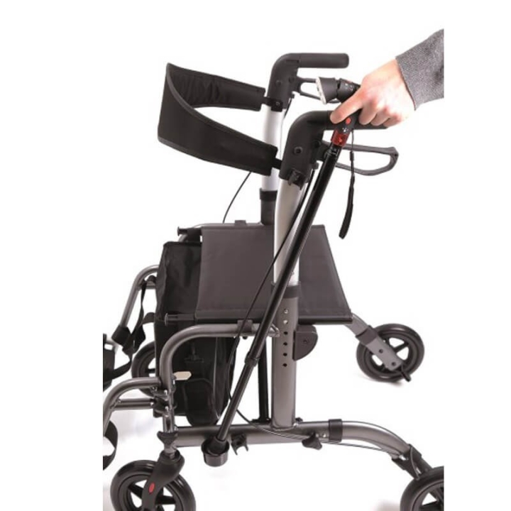 Rolator din aluminiu vopsit, cu functie dubla - RP540 GAYA - imagine 4