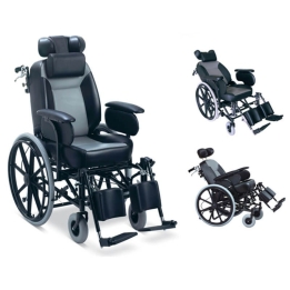 Carucior cu rotile, actionare manuala, structura de otel vopsit - FS204BJ
