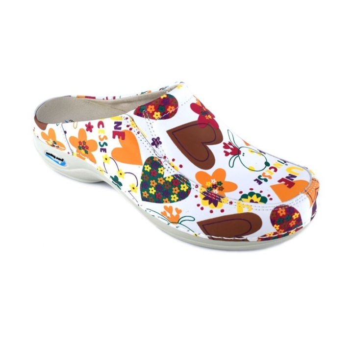 Saboti medicali din piele naturala, lavabili, Nursingcare Wash'Go Paris, Junior - imagine 1