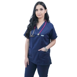 Costum medical Lotus 2, Basic 2, bleumarin